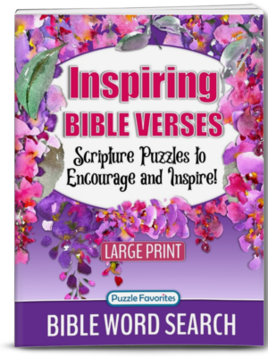 Inspiring Bible Verses word search book